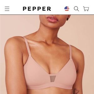 Pepper NWT FeelGood Wirefree T-Shirt Bra (Sienna Rose) XXS